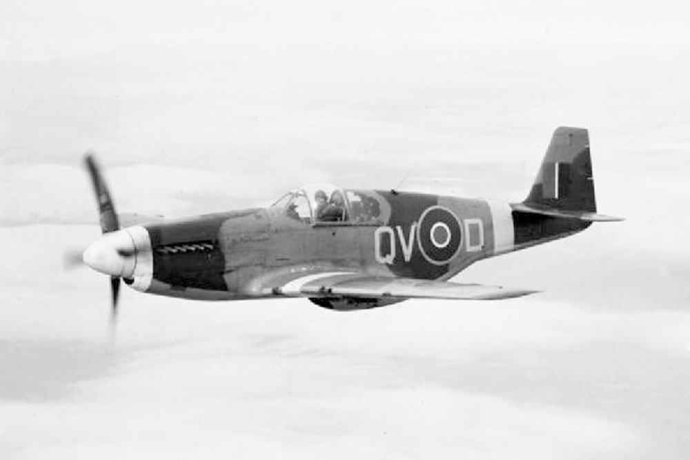 Crashlocatie North American P-51 Mustang Mk III FX 925, code SZ-U #2