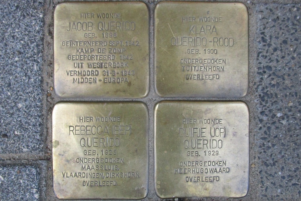 Stolpersteine Willemsparkweg 13