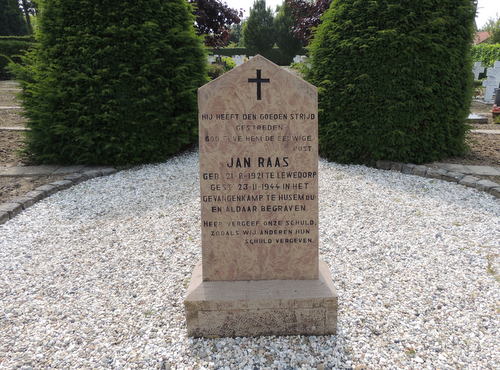 Symbolic Dutch War Grave Lewedorp #1