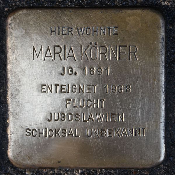 Stolpersteine Zweiglgasse 14 #3