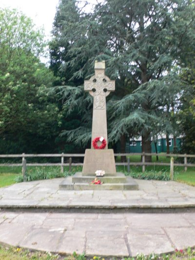 War Memorial Over Peover