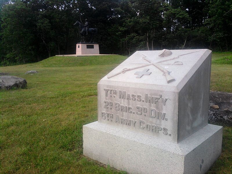 7th Massachusetts Volunteer Infantry Regiment Monument #1
