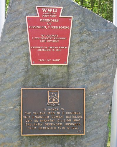 Monument Amerikaanse Bevrijders Hosingen #2