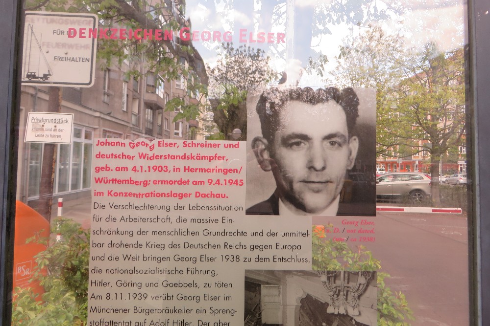 Monument Georg Elser #1