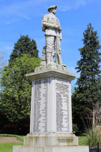 War Memorial Newmilns and Greenholm