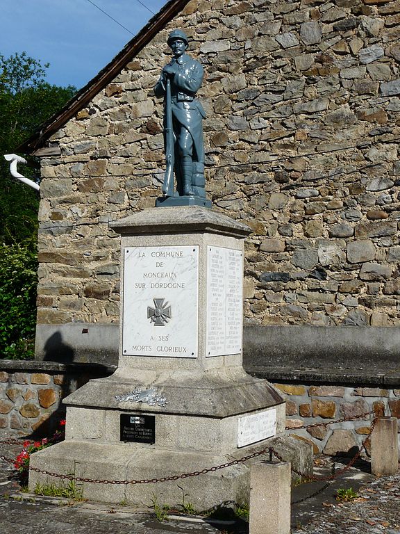 Oorlogsmonument Monceaux-sur-Dordogne