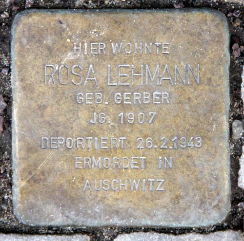 Stumbling Stones Droysenstraße 15 #3