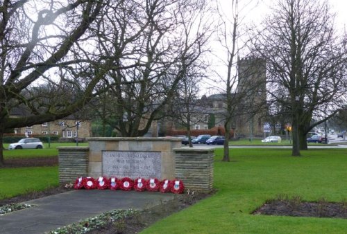 Oorlogsmonument Lanchester en District