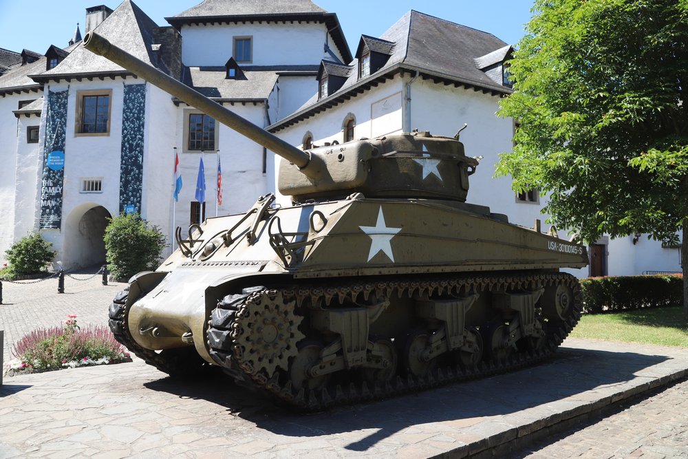 M4A3 Sherman Tank Château de Clervaux #3