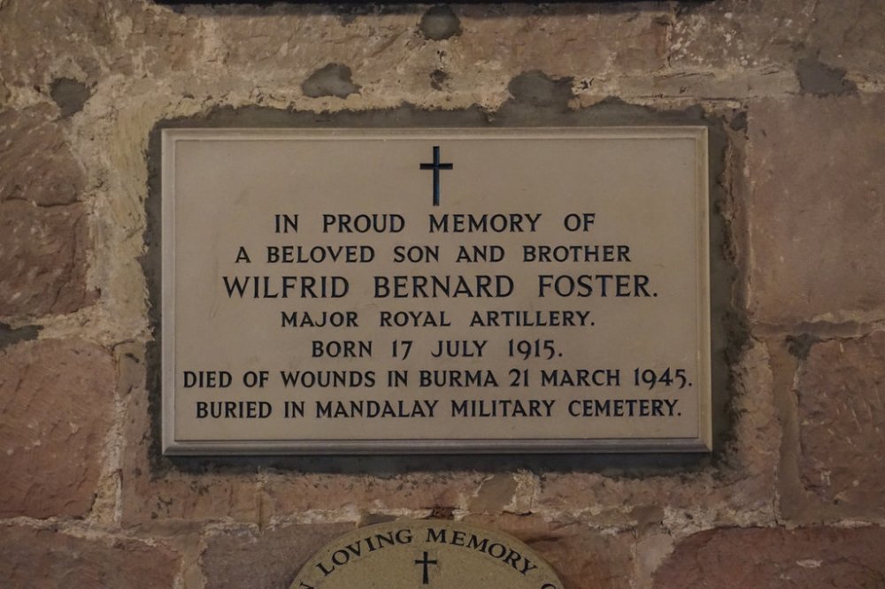 Memorial Major Wilfrid Bernard Foster #1