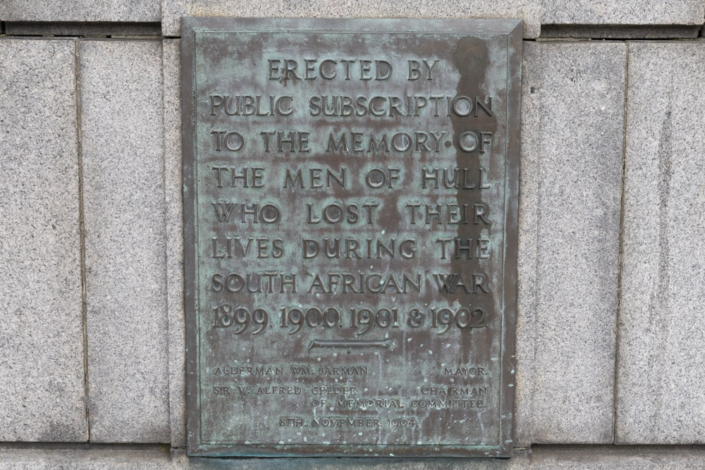 Boer War Memorial Hull #3