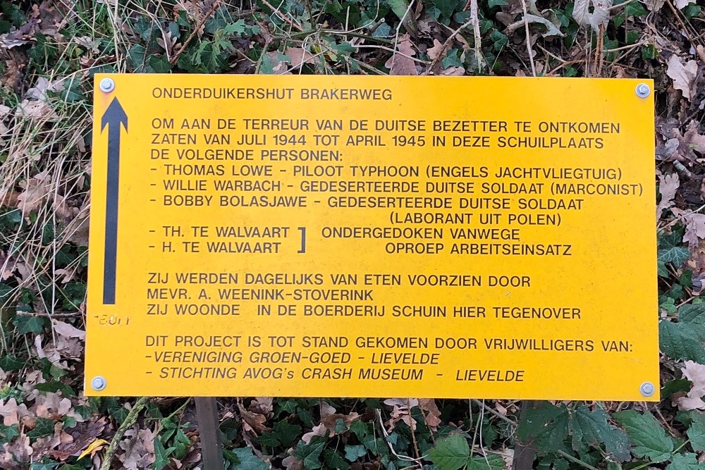 Onderduikershut Brakerweg #4