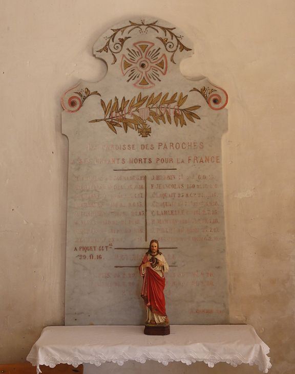 Monument Eerste Wereldoorlog Les Paroches #1