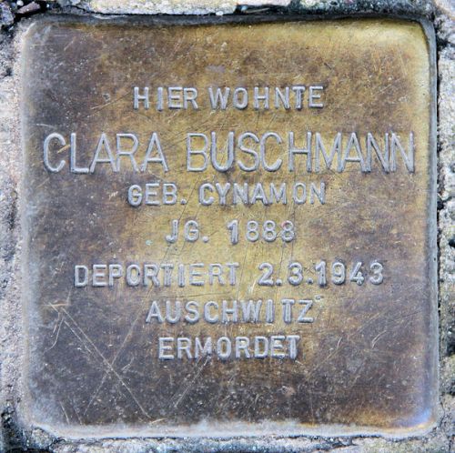 Stolpersteine Bleibtreustraße 33 #3