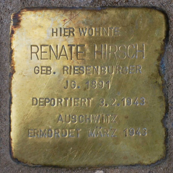 Stumbling Stones Raabestraße 11 #4