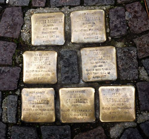 Stolpersteine Eisenbahnstrae 66