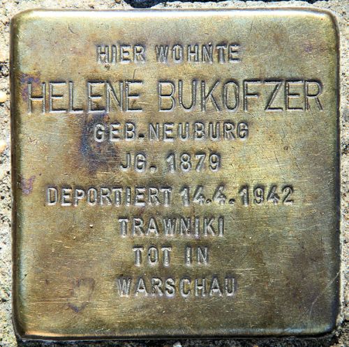 Stolperstein Gundelfinger Strae 4