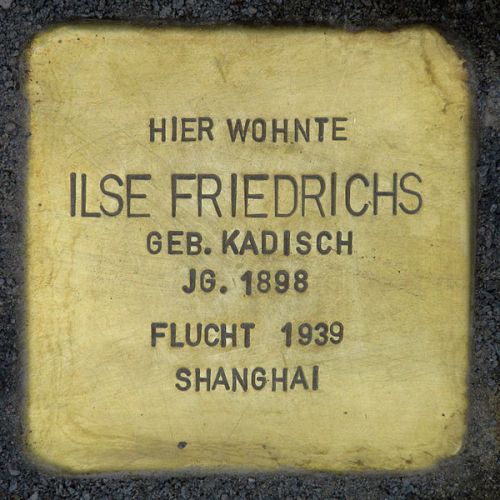 Stolpersteine Segitzdamm 10 #1