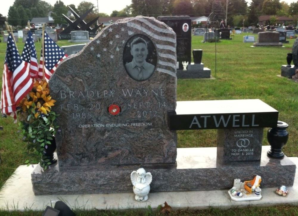 American War Grave Albright Cemetery