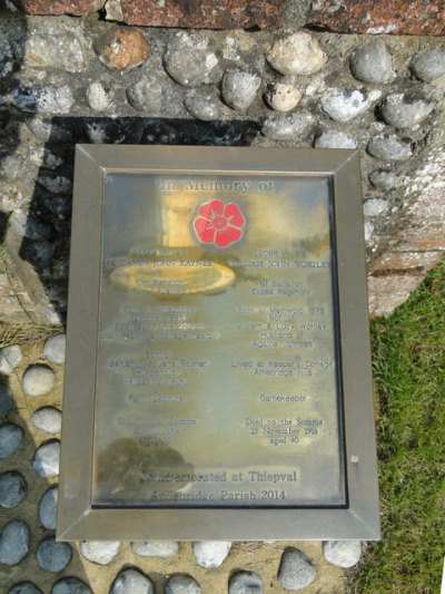 War Memorial Attlebridge #1