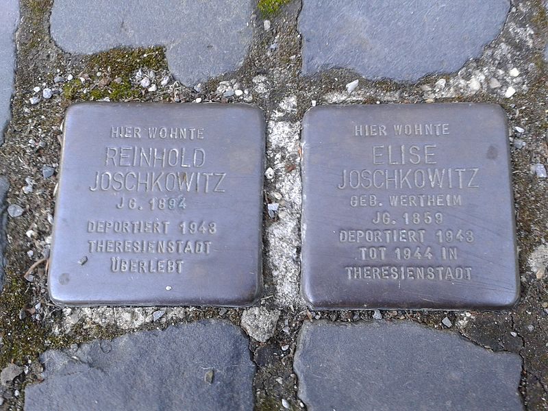 Stolpersteine An der Tent 2 #1