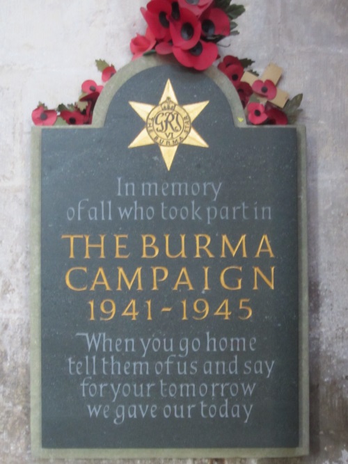 Memorials Second World War Salisbury Cathedral #5