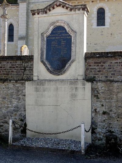 Oorlogsmonument Montreuil-sur-Thrain #1