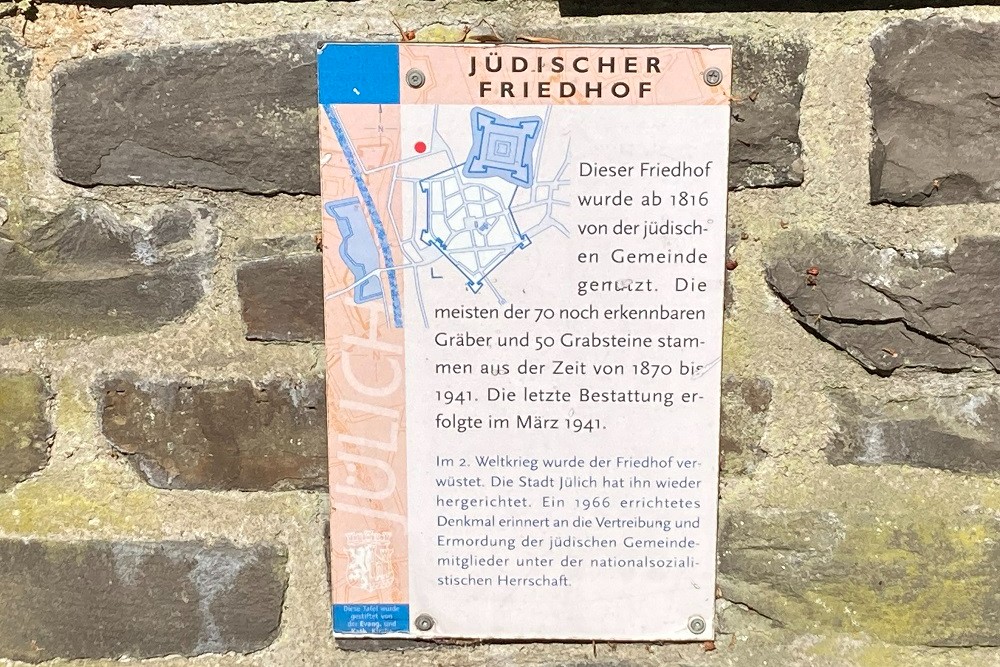 Memorial Jewish Cemetery Jülich #3