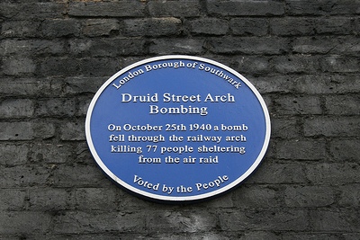 Gedenkteken Bombardement Druid Street