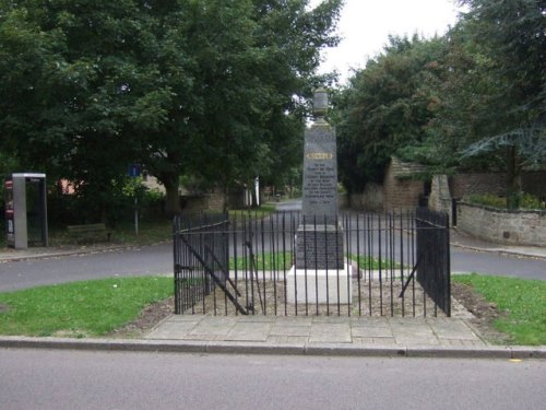 Oorlogsmonument Billingley #1