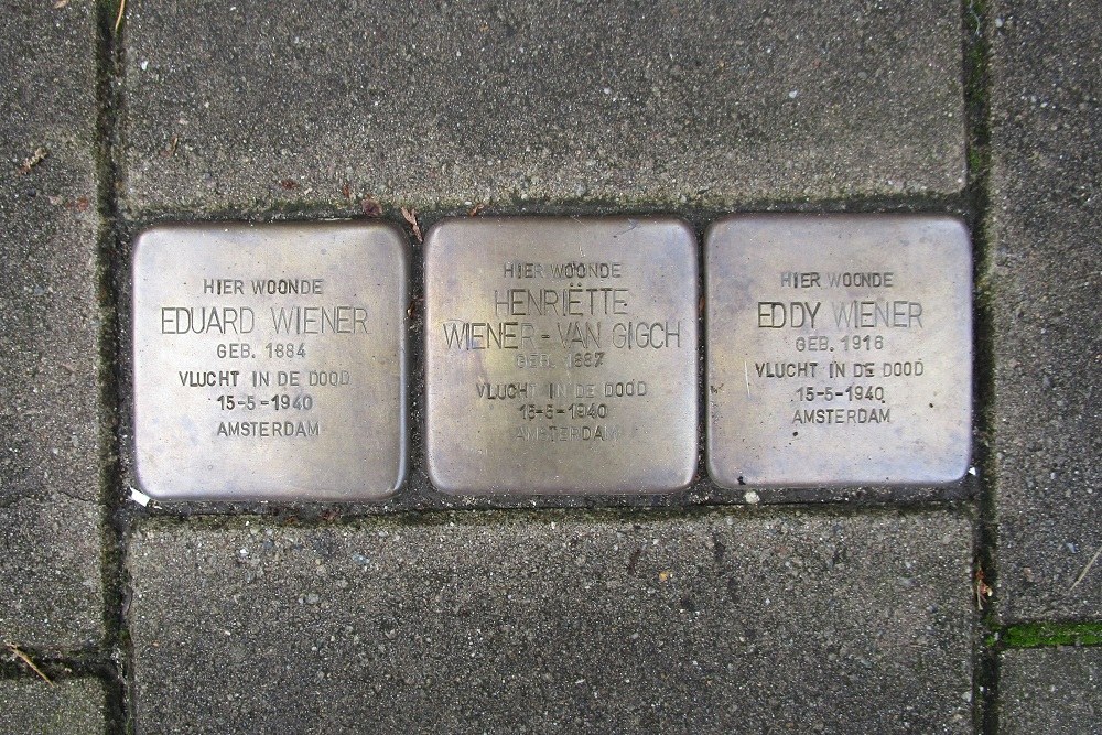 Stolpersteine Cliostraat 29 #1