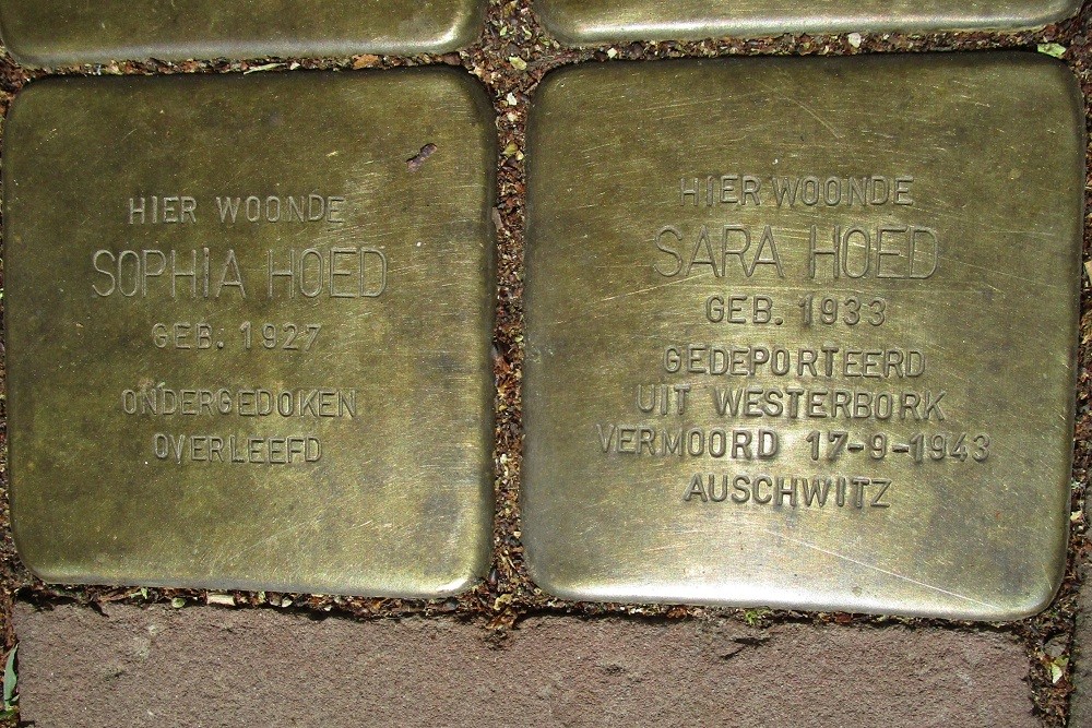 Stolpersteine Nieuwe Uilenburgerstraat 44 #3