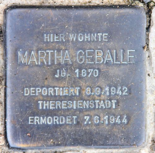 Stolpersteine Schsische Strae 22