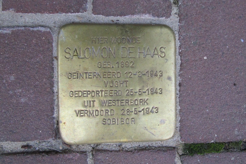 Stolpersteine Nieuwe Amstelstraat voormalig 27