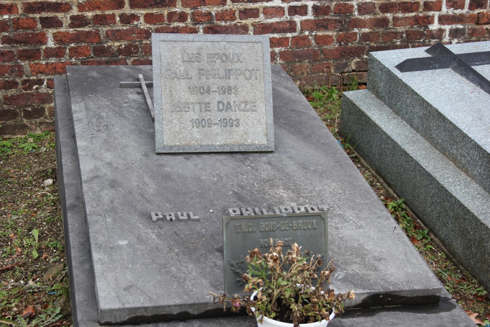 Belgische Graven Oudstrijders Grivegne Bois-de-Breux Kerkhof	 #3