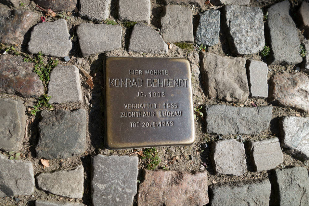 Stolperstein Hussitenstrae 7-8b