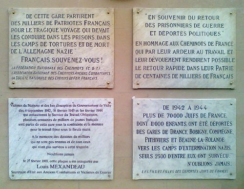 Gedenktekens Station Gare de l'Est #3