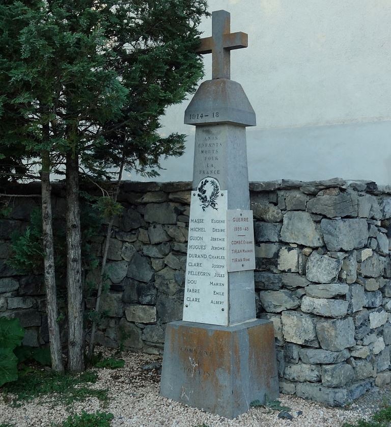 Oude Oorlogsmonument Pontis