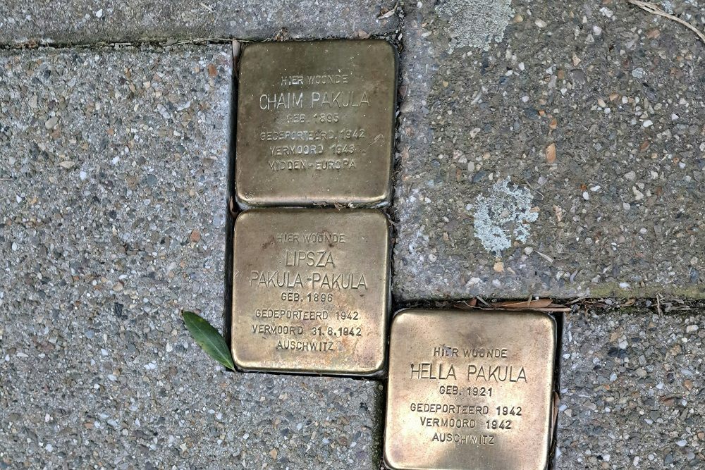 Stolpersteine Landweringstraat 6 (nu Landweringstr. 13)