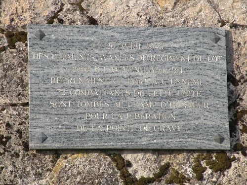 Memorials Régiment du Lot & 34e Régiment d'Infanterie