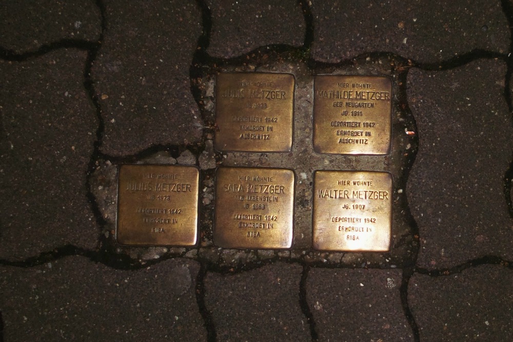 Stolpersteine Wiesenstrae 14-16 #1