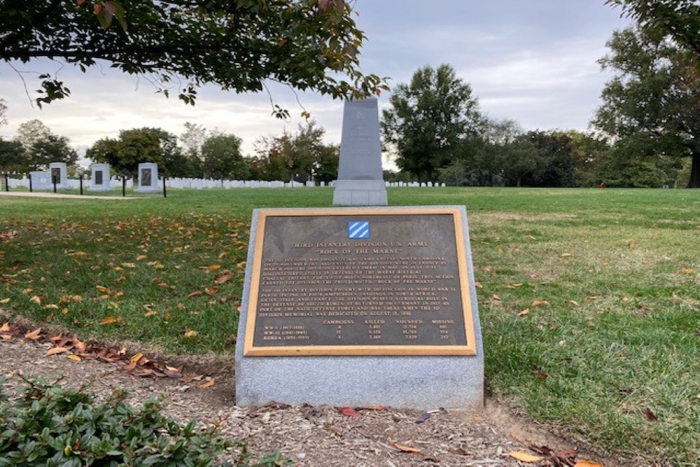 Memorial 3rd Infantry Division Arlington National Cemetery