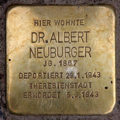 Stolpersteine Jenaer Strae 7 #1