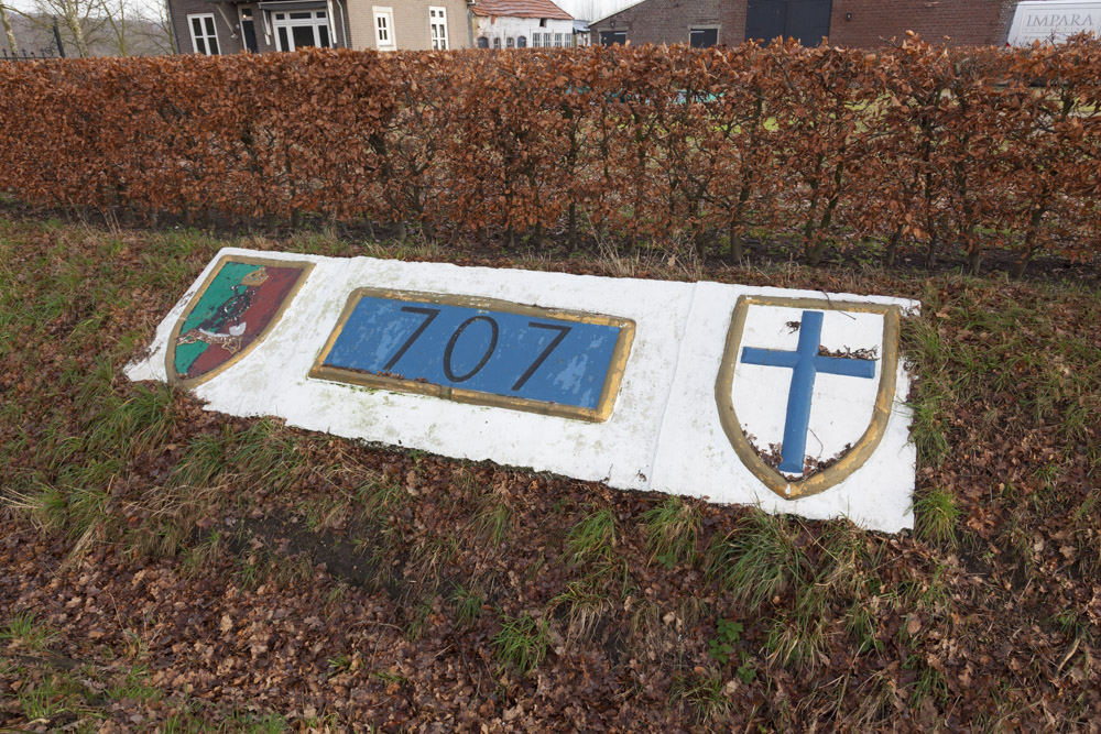 Remembrance Stone 707th Company