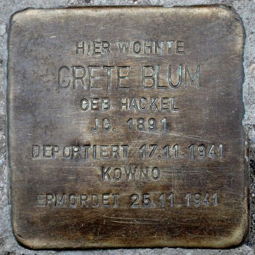 Stolpersteine Ackerstrae 83-84 #2