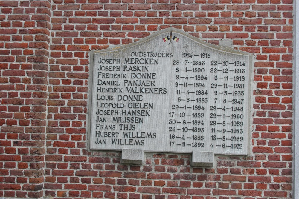 Commemorative Plate War Veterans Romershoven #2