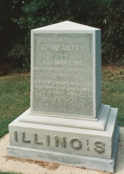 61st Illinois Infantry (Union) Monument