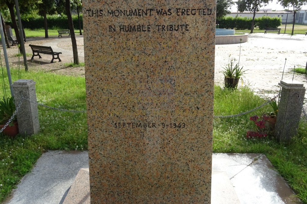 Monument U.S. 36th Infantry Division Paestum #2