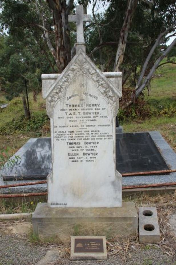 Commonwealth War Grave Yankalilla Anglican Cemetery