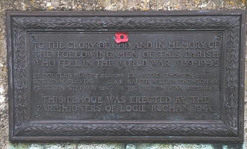 War Memorial Parish of Logie Buchan